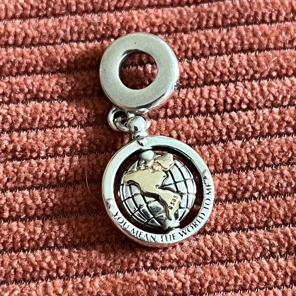You Mean the World to Me Pandora Charm - Picture 3 of 3